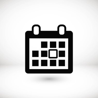 Takvim vektörü simgesi