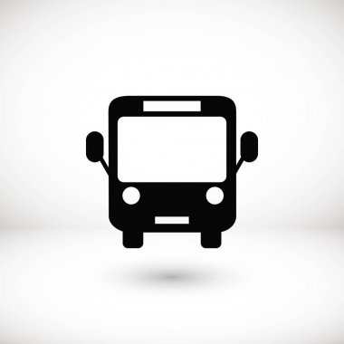 otobüs simge vektör
