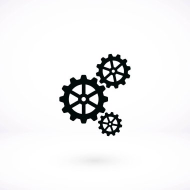 dişli simge vektör