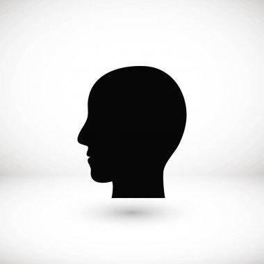 Kafa vektör simgesi