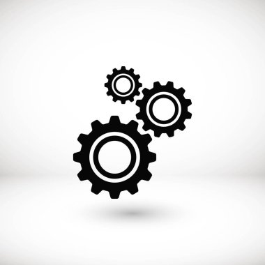 dişli simge vektör