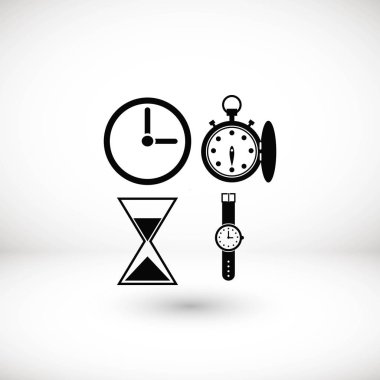 Saatler simgeler vektör