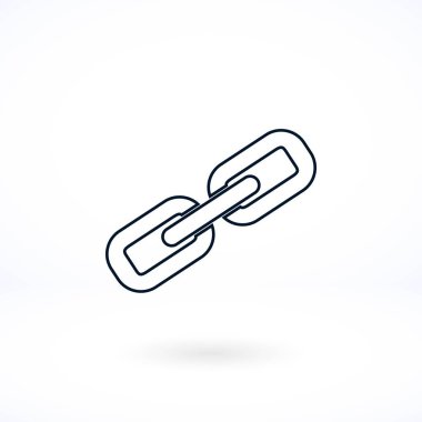 Zincir bağlantı simge vektör