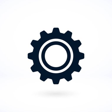 dişli simge vektör