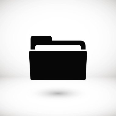 klasör simge vektör