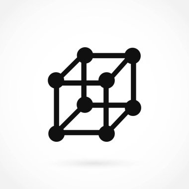  küp simge vektörü