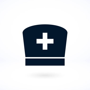 Düz hemşire simgesi