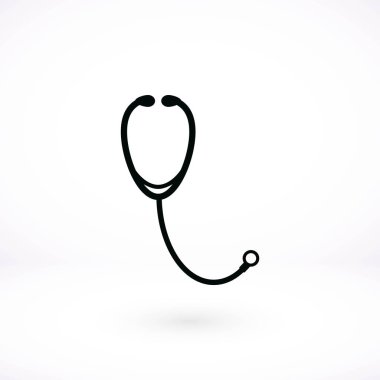 stetoskop simge vektör