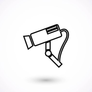 Gözetim kamerası vektör simgesi