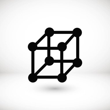  küp simge vektörü