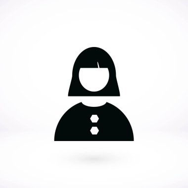 kadın simge vektör