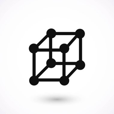  küp simge vektörü