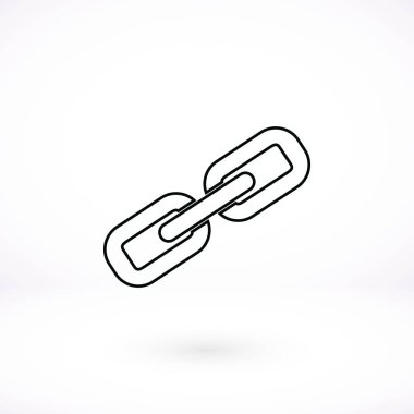 Zincir bağlantı simge vektör