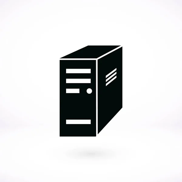 Pictogram van de server van de computer — Stockvector