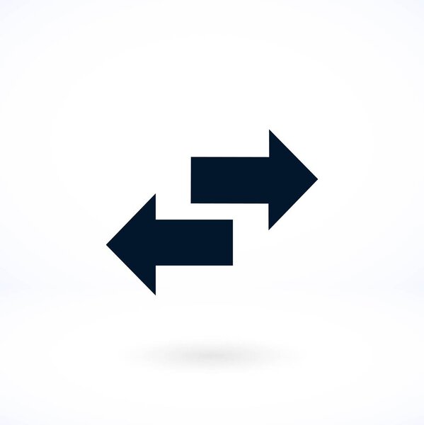 Значок вектора вторичной переработки
