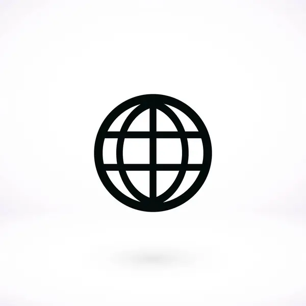 Globe vector icon — Stock Vector