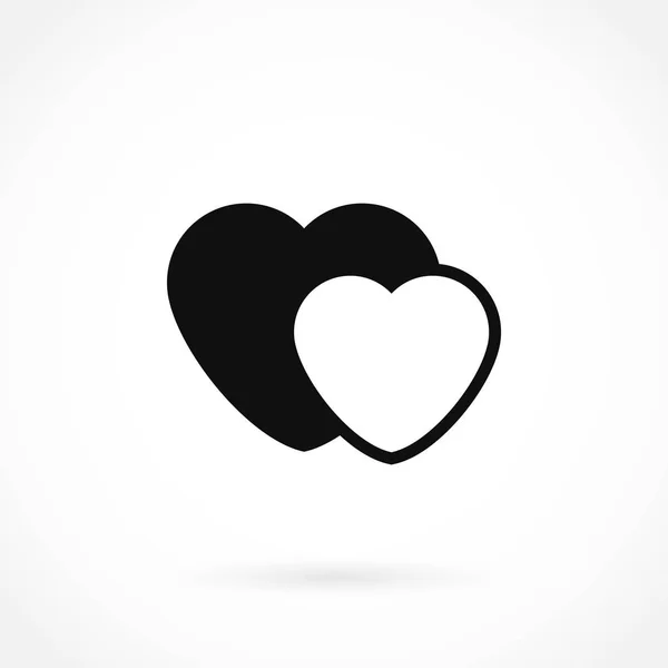 Kalp Vektörü Simgesi — Stok Vektör
