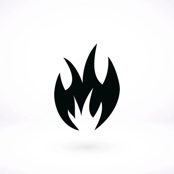 Vector ícone de fogo — Vetor de Stock