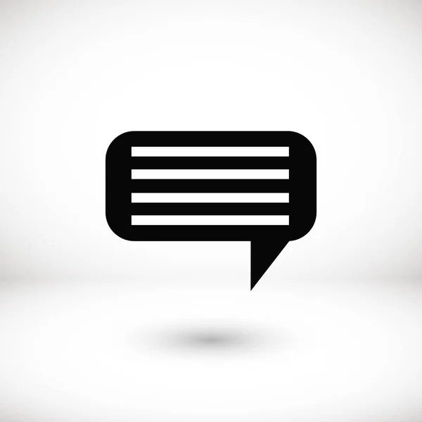 Icône de dialogue vecteur — Image vectorielle