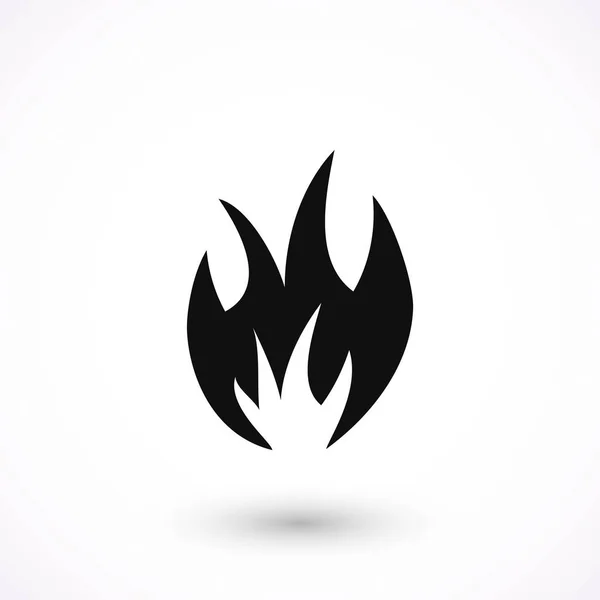 Icono de fuego vector — Archivo Imágenes Vectoriales