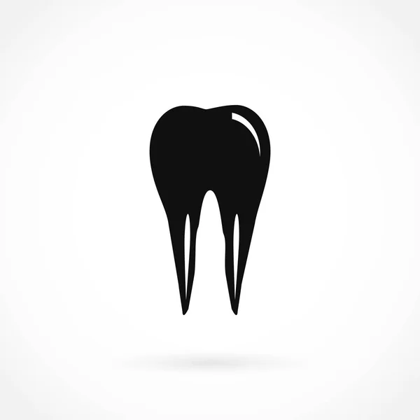 Vecteur icône dent — Image vectorielle