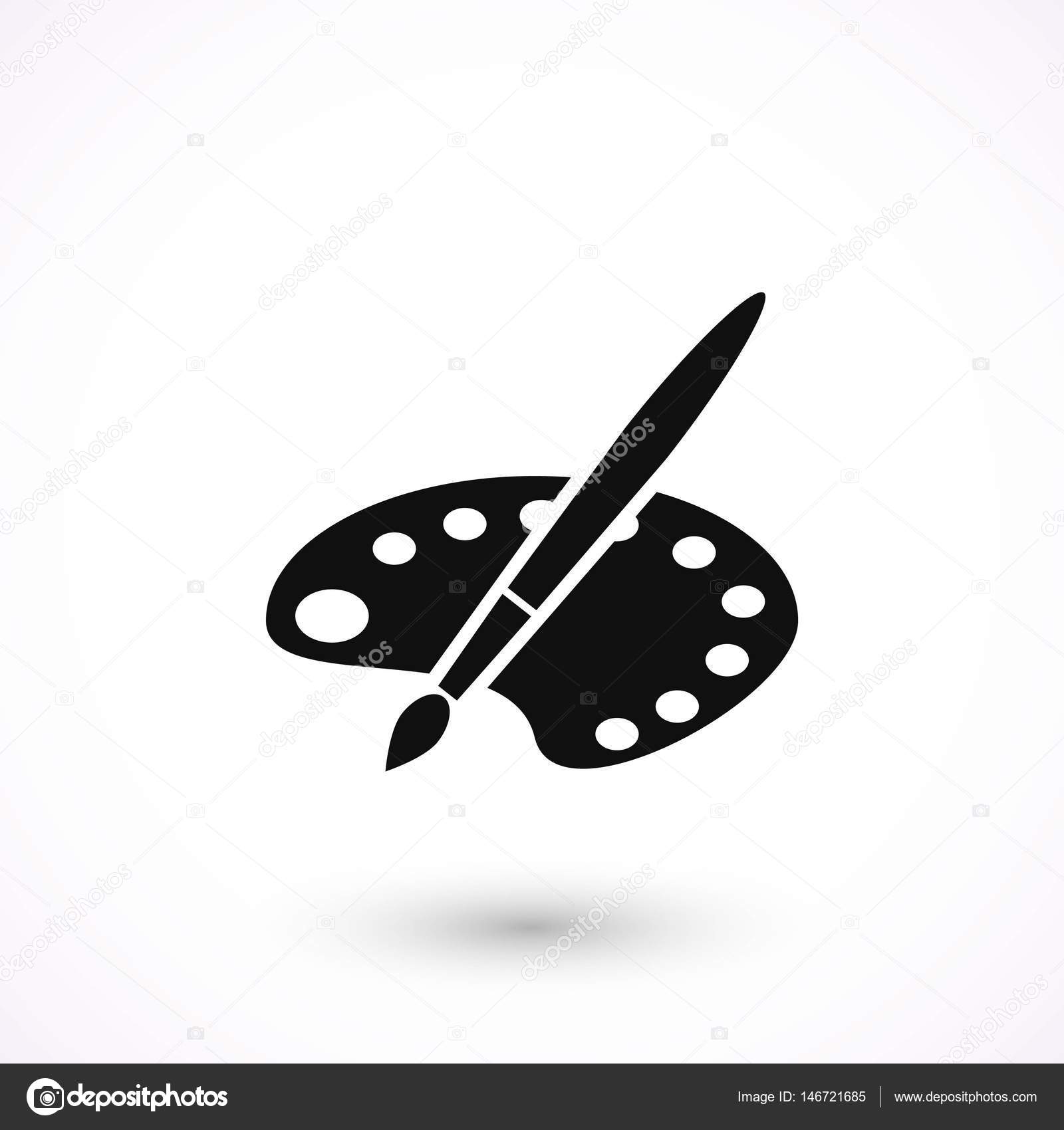 Paint vector icon Stock Vector by ©Bestvector 146721685