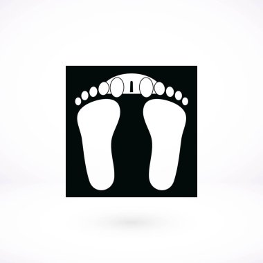 ayak izleri simge vektör