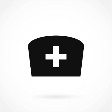 Düz hemşire simgesi