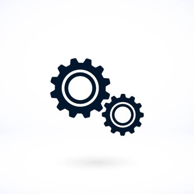 dişli simge vektör