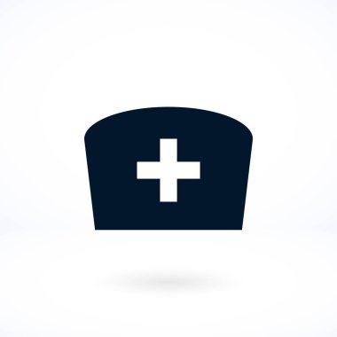 Düz hemşire simgesi