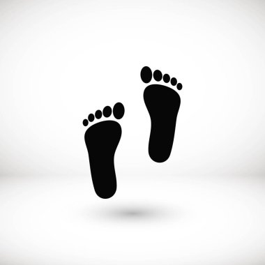 Ayak vektör simgesi