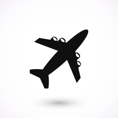uçak vektör simgesi