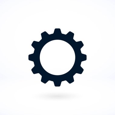 dişli simge vektör