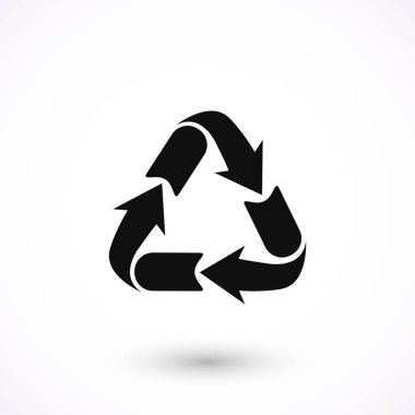 geri dönüşüm işareti simgesi