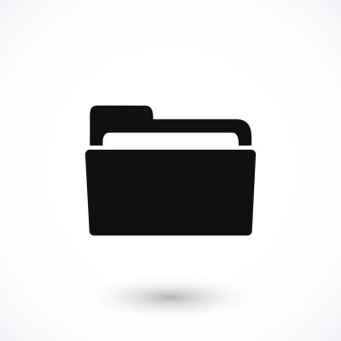 klasör simge vektör