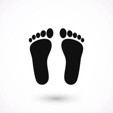 Ayak vektör simgesi
