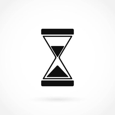 kum saati simgesi vektör