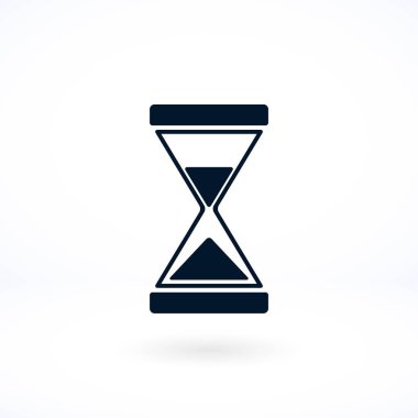 kum saati simgesi vektör