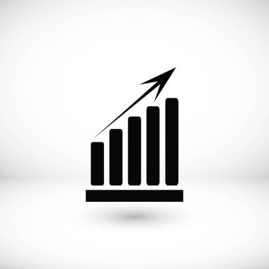  büyüme diyagram simgesi