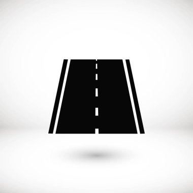 yol simgesi, vektör