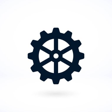 dişli simge vektör