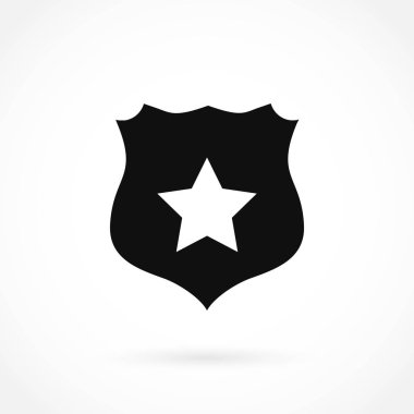 Kalkan işareti vektör simgesi