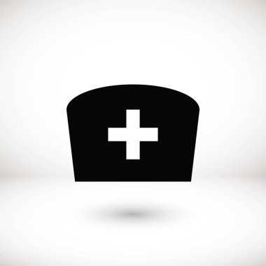 Düz hemşire simgesi