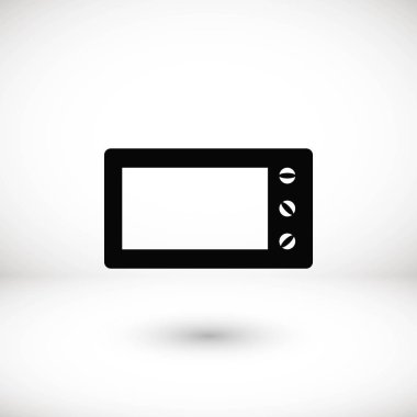 mikrodalga fırın vektör simgesi