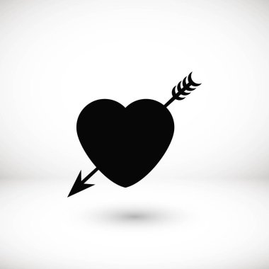Kalp ve ok simgesi