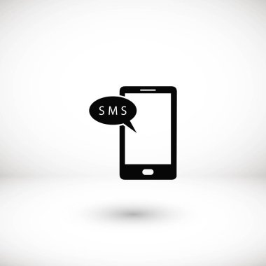 Akıllı telefon sms simgesi