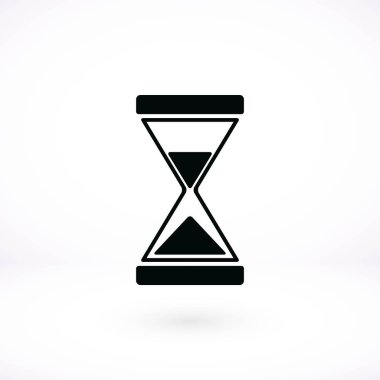 kum saati simgesi vektör