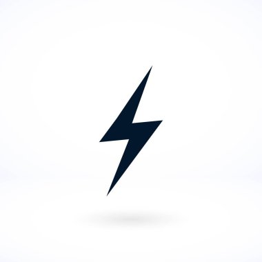 Yıldırım simge vektör