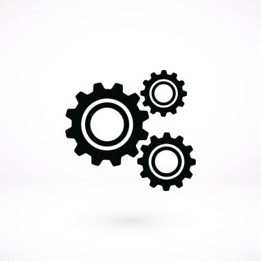 dişli simge vektör