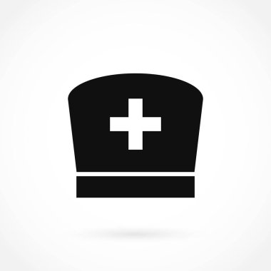 Düz hemşire simgesi